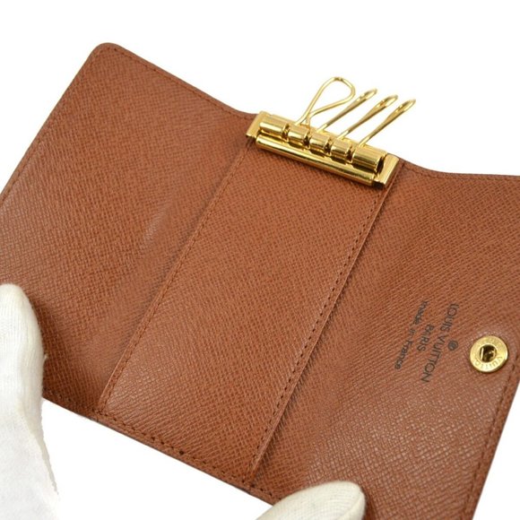 Louis Vuitton Monogram Multicles 4 Key Case M62631 Small Good RA0928 29584 - Picture 9 of 12